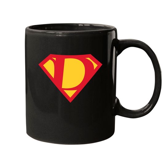 Discover Letter D - Superman - Mugs