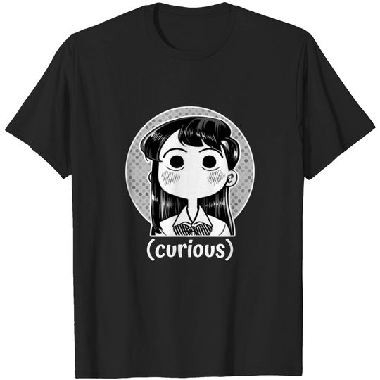 Discover Funny Manga Meme Komi San Curious Face - Manga Girl - T-Shirt