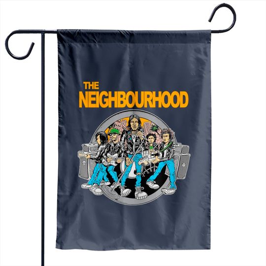 Discover The Neighborhood Merch Garden Flags