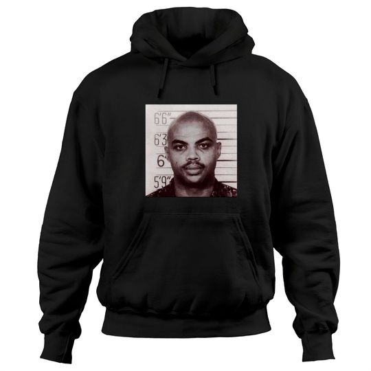 Discover Charles Barkley Mugshot Hoodies