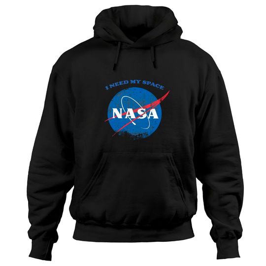 Discover Distressed NASA Hoodies - 'I Need My Space' Design