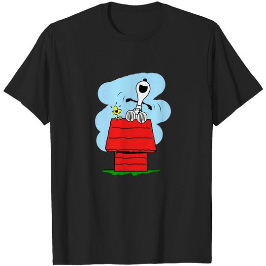 Discover Snoopy and Woodstock Laugh - Snoopy Fan - T-Shirt