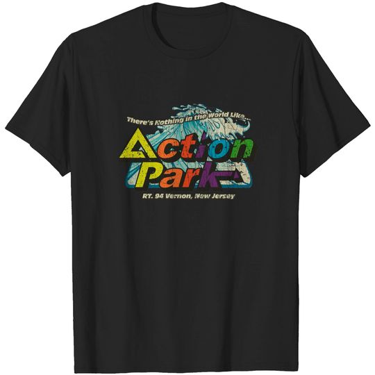Discover Action Park New Jersey 1978 - Theme Park - T-Shirt