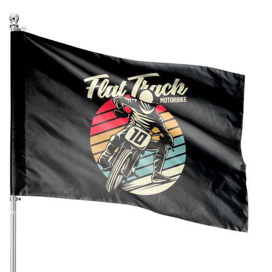 Discover Flat track motorbike - Motorbike - House Flags
