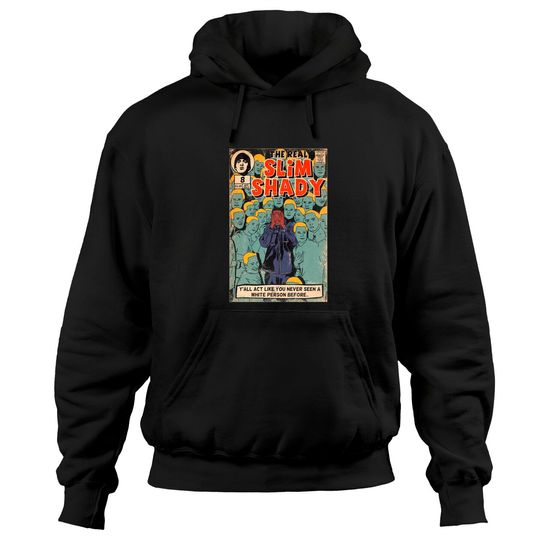Discover Eminem - The Real Slim Shady Parody Comic Art Classic Hoodies