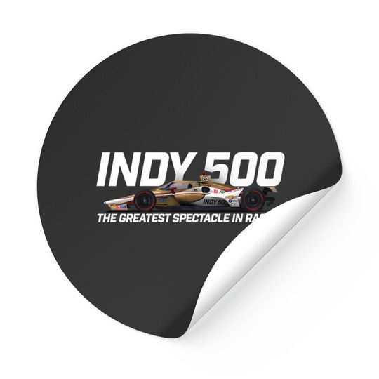 Discover Indy Greatest Spectacle (dark double-sided) - Indy 500 - Stickers