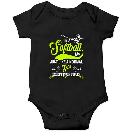Discover Softball - i'm a softball girl like normal girl Onesie