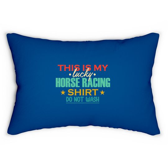 Discover Horse Racing Lumbar Pillows