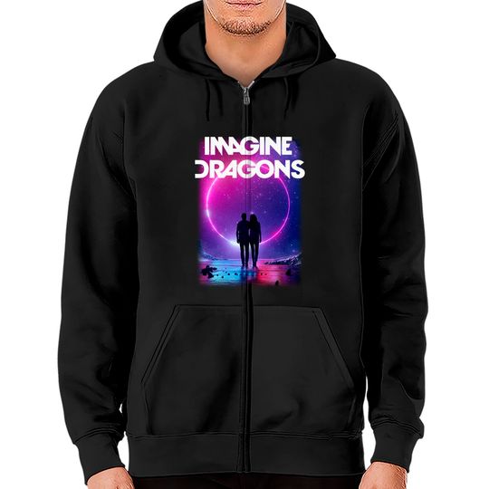 Discover Imagine Dragons Evolve World Tour Zip Hoodies