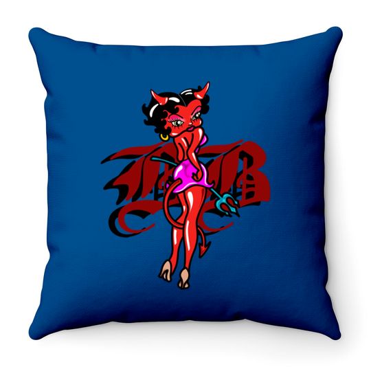 Discover Betty Boop devil in a dress - Betty Boop - Throw Pillows