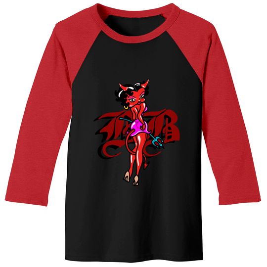 Discover Betty Boop devil in a dress - Betty Boop - Baseball Tees
