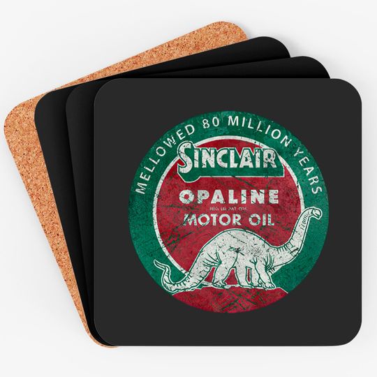 Discover Diplodocus Motor Oil V01 - Sinclair - Coasters