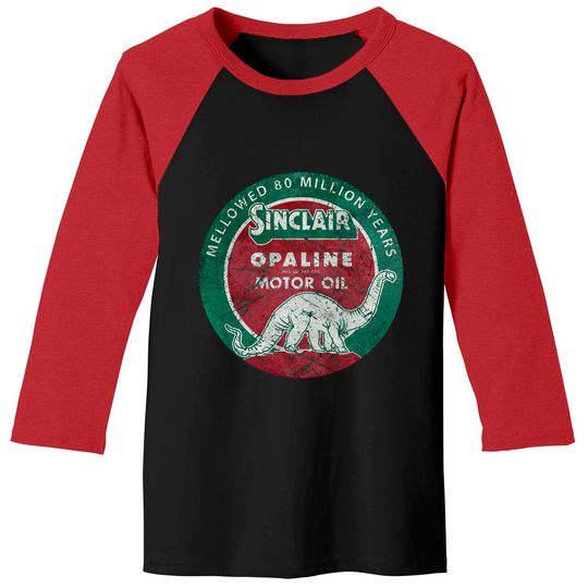 Discover Diplodocus Motor Oil V01 - Sinclair - Baseball Tees