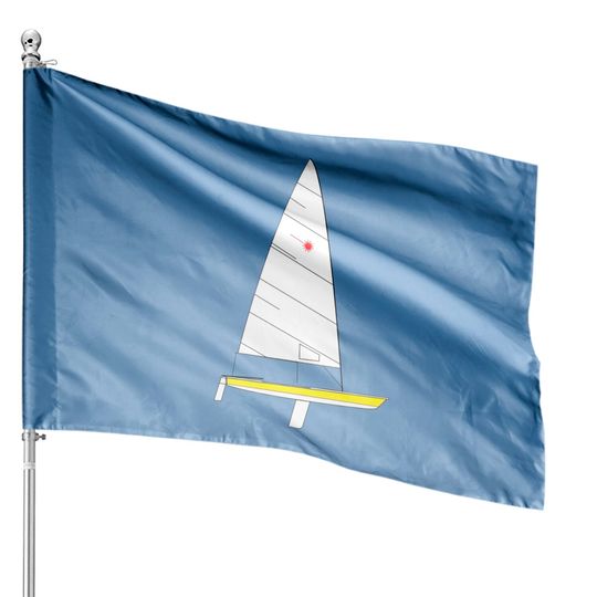 Discover Laser Sailboat - Laser Sailboat - House Flags