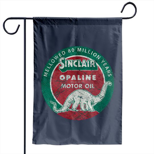 Discover Diplodocus Motor Oil V01 - Sinclair - Garden Flags