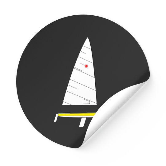 Discover Laser Sailboat - Laser Sailboat - Stickers