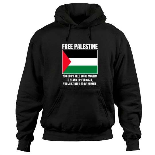Discover Free Palestine, Palestine Flag, Peace Message Hoodies