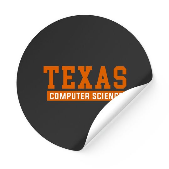 Discover Texas - Computer Science (Orange, Block) - Texas - Stickers