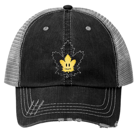 Discover Maple Leafs x Drew Justin Bieber Print Trucker Hats