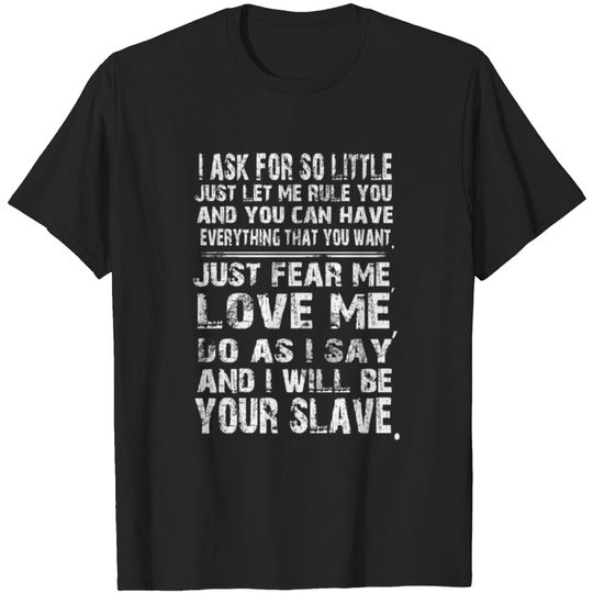 Discover Labyrinth - Just fear me love me do as I say T-shirt