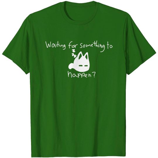 Discover Omori T-Shirt Cat Lover Waiting For Something To Happen Omori Cat Inspired