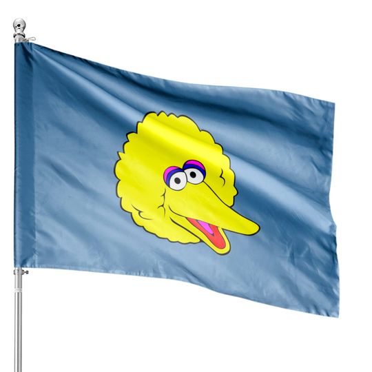 Discover big bird House Flags