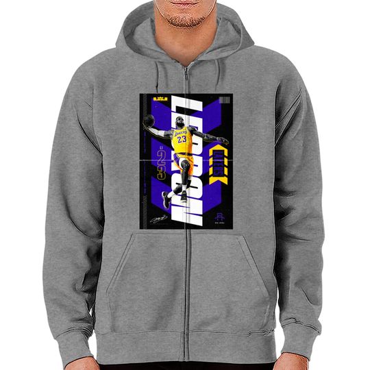 Discover LEBRON JAMES - Lebron James - Zip Hoodies