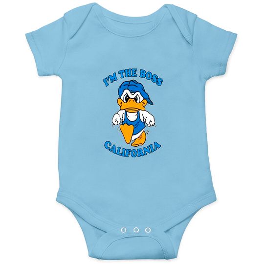 Discover I'm The Boss California Onesie