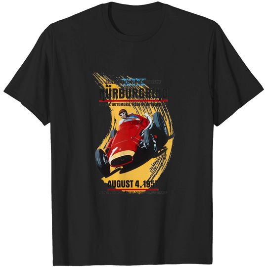 Discover 1954 juan manuel fangio racing record - Racing Car - T-Shirt