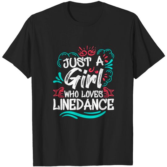 Discover Line Dance Girl Linedancing Linedancer T-shirt