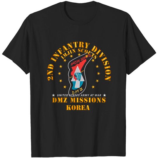 Discover 2nd Infantry Division - ImJin Scout -DMZ Missions T-shirt