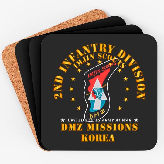 Discover 2nd Infantry Division - ImJin Scout -DMZ Missions Coasters