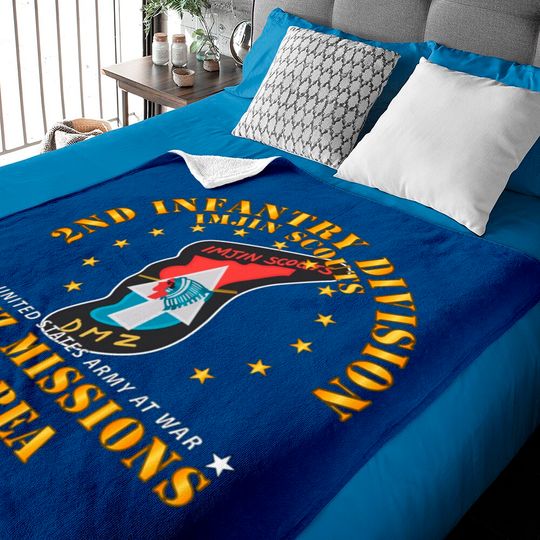 Discover 2nd Infantry Division - ImJin Scout -DMZ Missions Baby Blankets