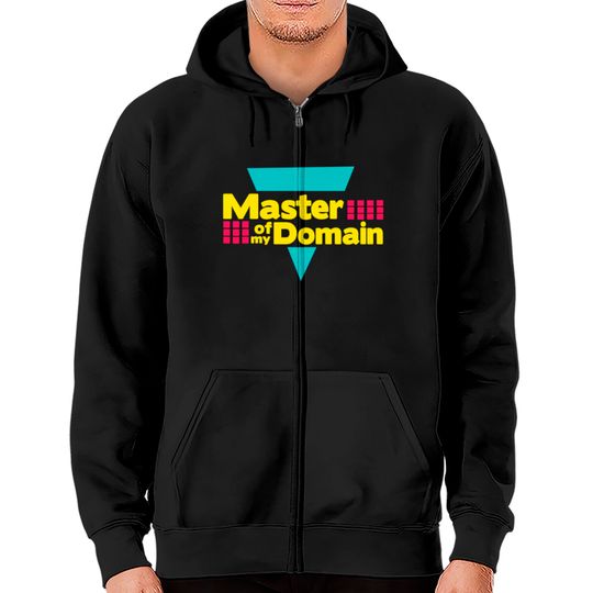 Discover Master Of My Domain Zip Hoodies