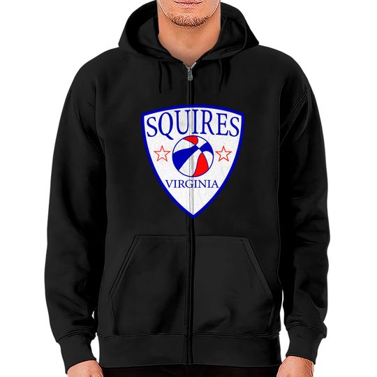 Discover Defunct Virginia Squires ABA Basketball - Virginia - Zip Hoodies