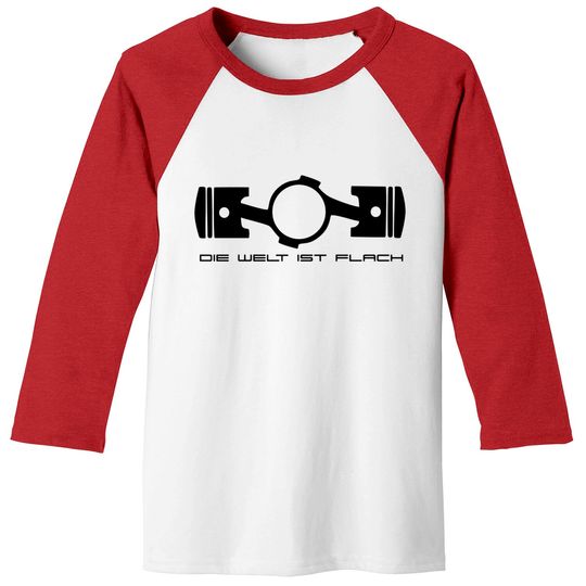 Discover Die welt ist flach - "The world is flat" - The World Is Flat - Baseball Tees