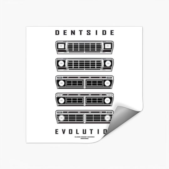 Discover Dentside Truck Evolution 1973-1979 - Truck - Stickers