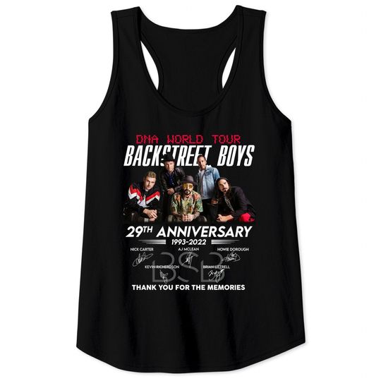 Discover Backstreet Boys DNA World Tour Tank Tops
