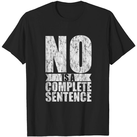 Discover NO is a complete sentence 5 T-shirt
