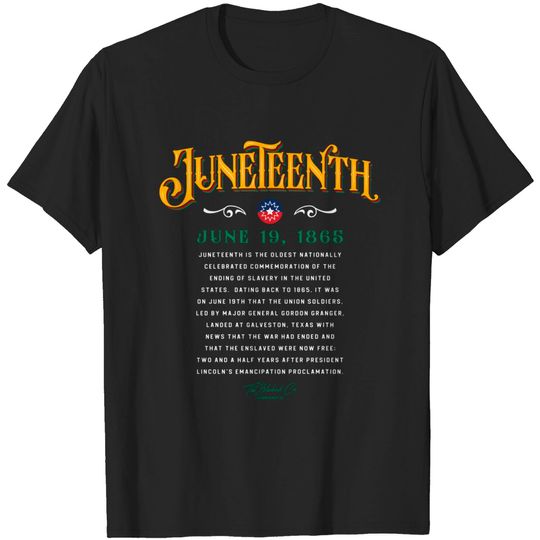 Discover Juneteenth Vintage African American 1865 T-Shirt