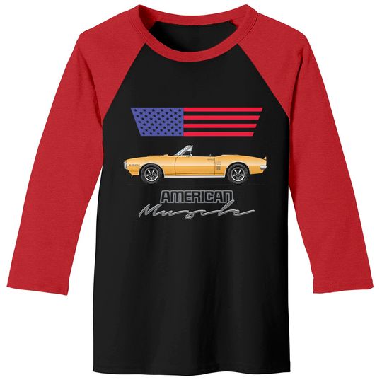 Discover gold 67 - 1967 Firebird Convertible - Baseball Tees