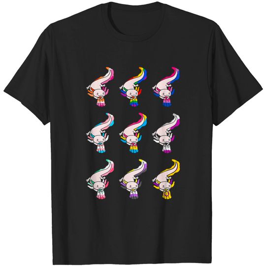Discover Lgbt Pride Month Axolotl Pride T-Shirts