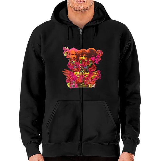 Discover Cream Disraeli Gears Eric Clapton Ginger Baker Tee Zip Hoodies