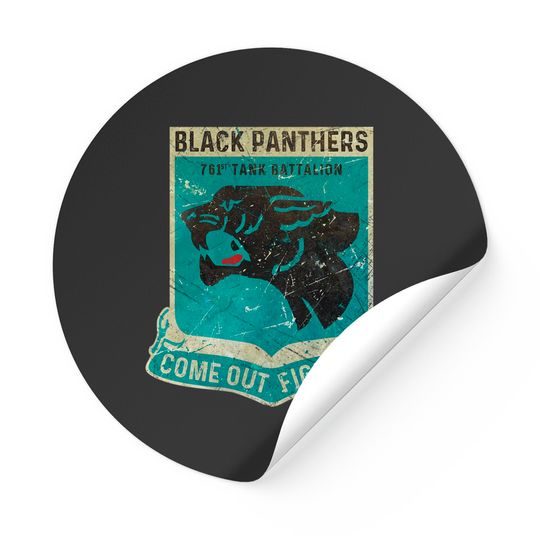 Discover Black Panthers - 761 Tank Battalion - 761 Tank Battalion - Stickers