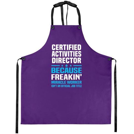 Discover Certified Activities Director Aprons