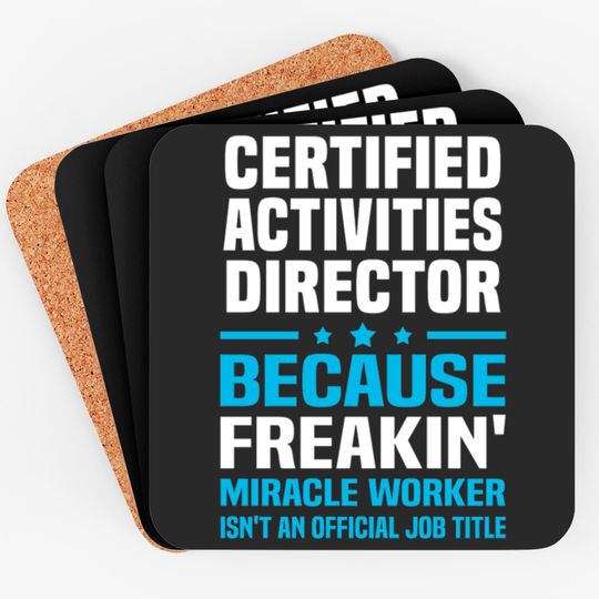 Discover Certified Activities Director Coasters