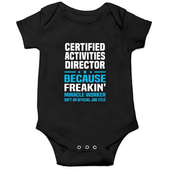 Discover Certified Activities Director Onesie