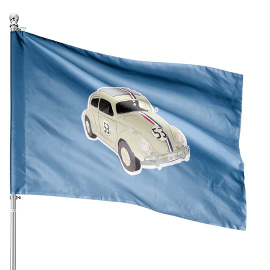 Discover Herbie the Love Bug House Flags