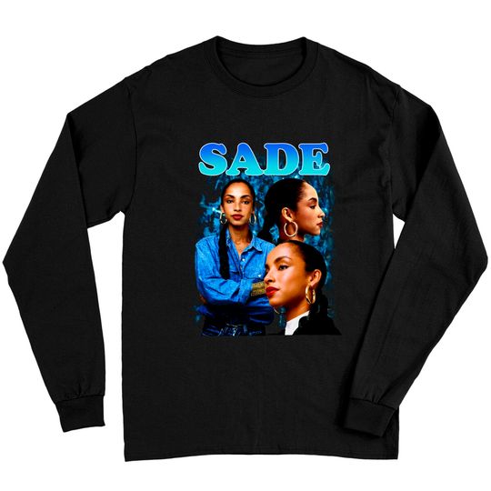 Discover Sade Adu Graphic Long Sleeve Shirt - Vintage Style