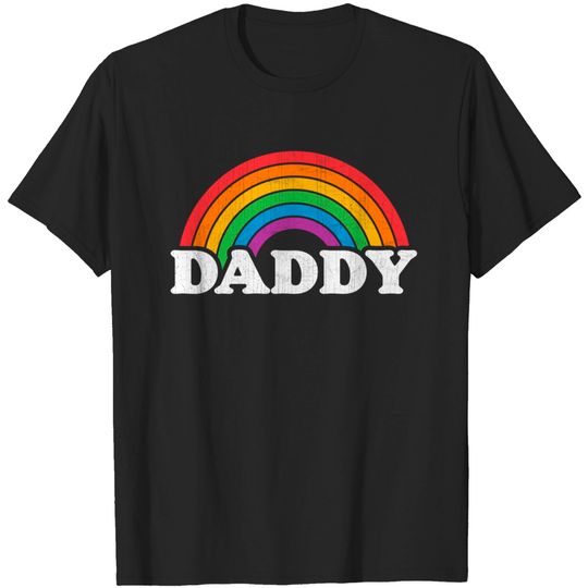 Discover Mens Gay Cruising DAMN DADDY Rainbow Flag Gay Pride Parade LGBTQ T-Shirt